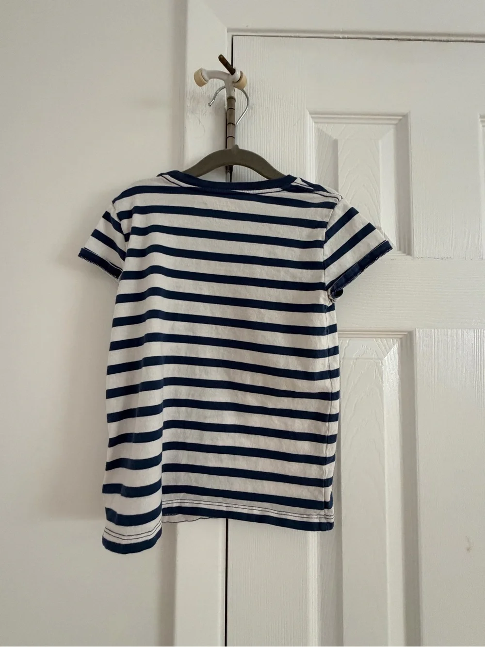 Ralph Lauren Polo Bear Striped Cotton Tee Kids Painting Artist Sailor Coastal 6